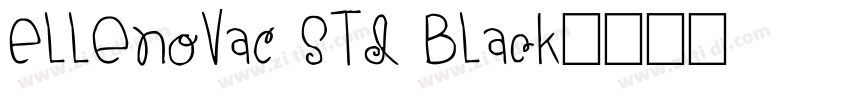 ElleNovaC Std Black字体转换